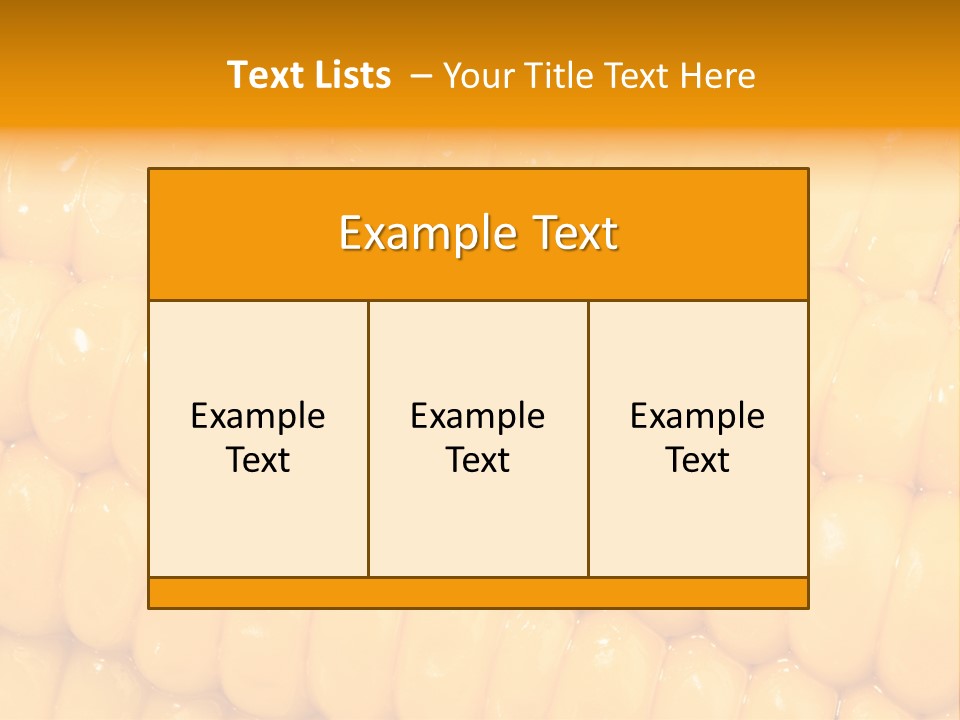 Plant Food Background PowerPoint Template