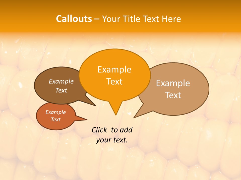 Plant Food Background PowerPoint Template