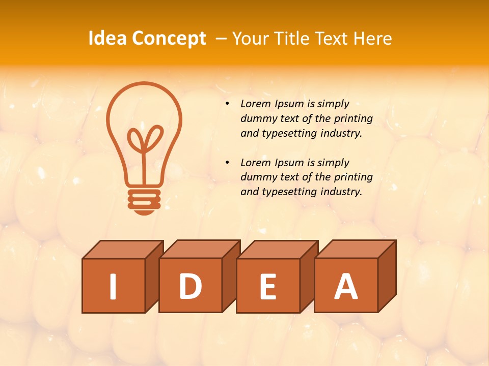 Plant Food Background PowerPoint Template