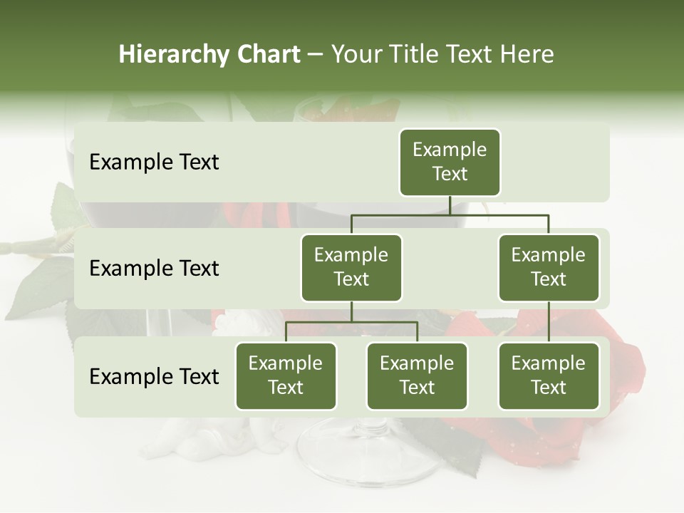 Flower Glass Red PowerPoint Template