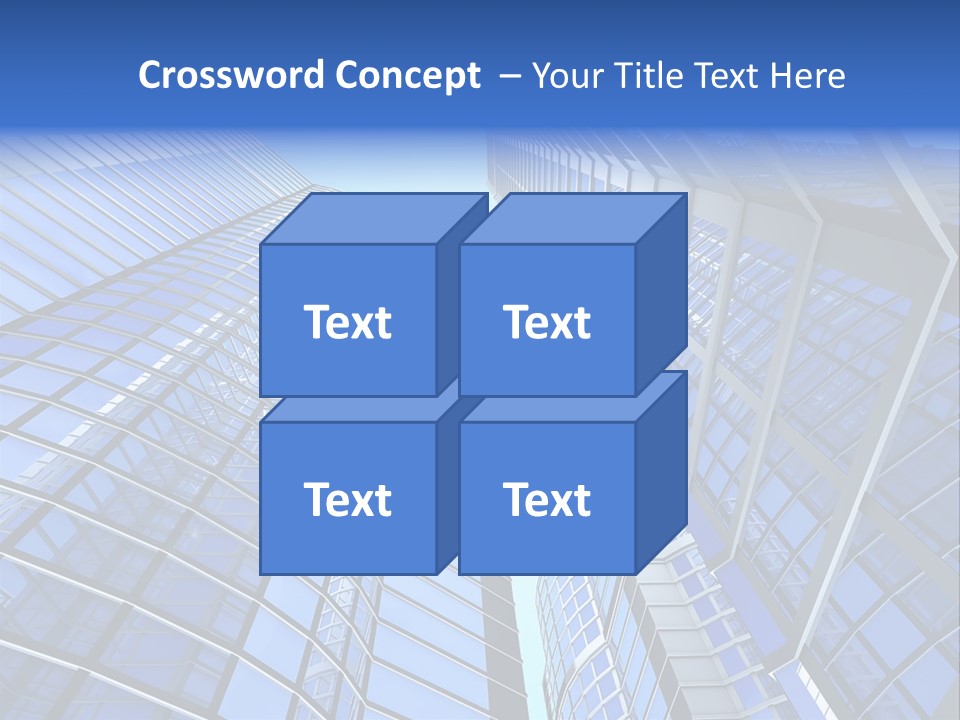 Corporate Sky Office PowerPoint Template