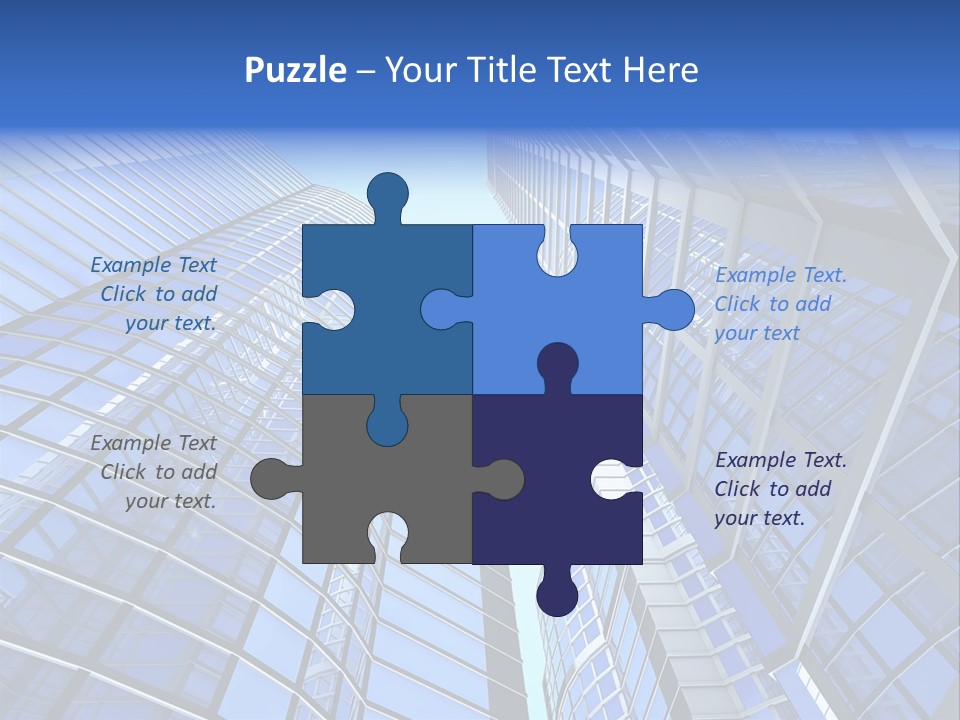 Corporate Sky Office PowerPoint Template