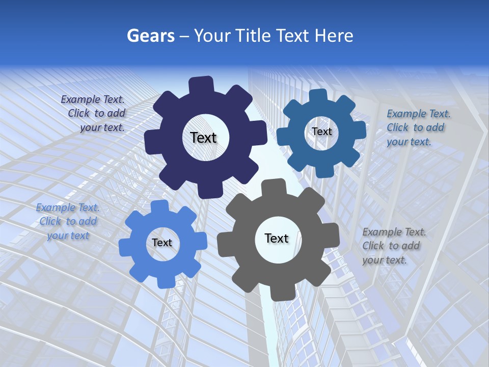 Corporate Sky Office PowerPoint Template