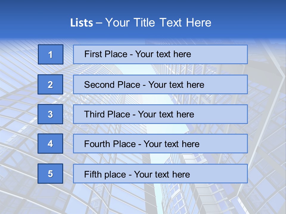 Corporate Sky Office PowerPoint Template