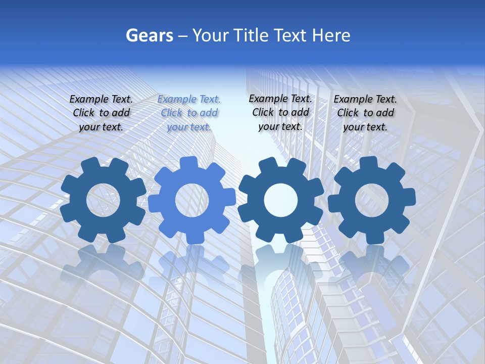 Corporate Sky Office PowerPoint Template