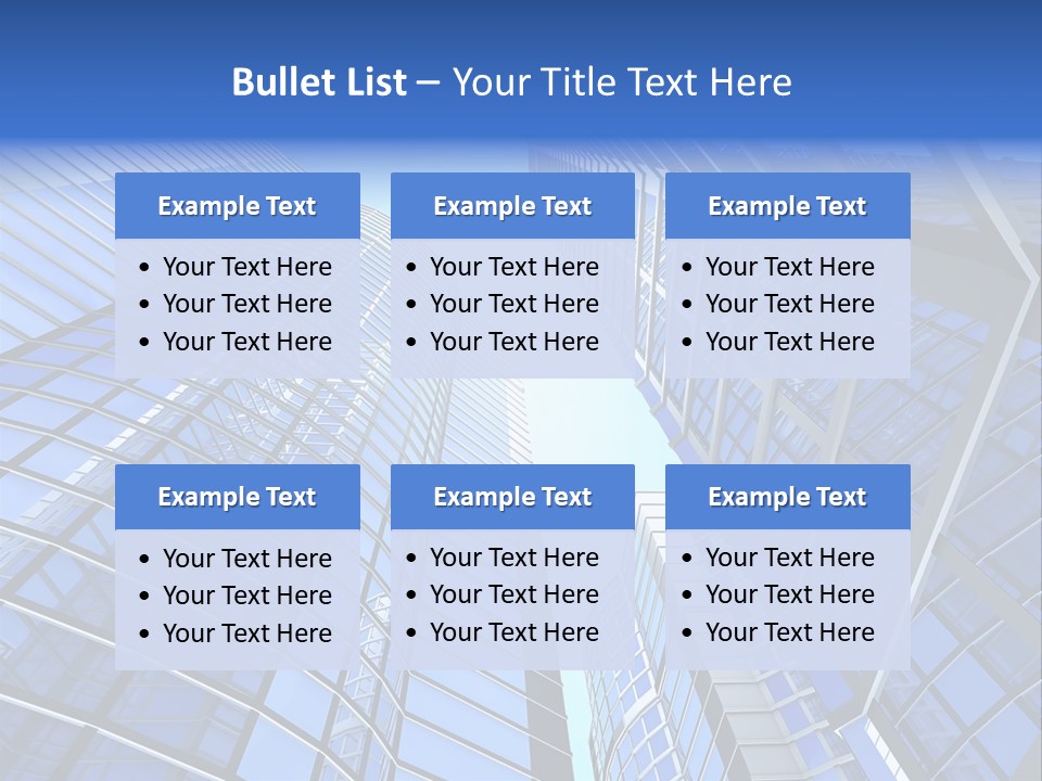 Corporate Sky Office PowerPoint Template