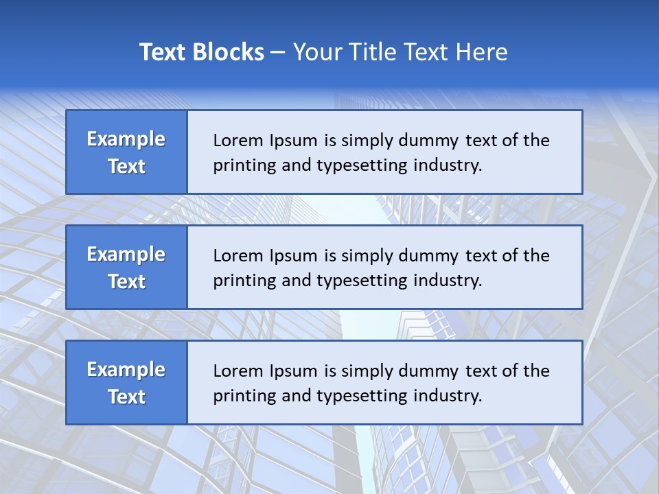 Corporate Sky Office PowerPoint Template