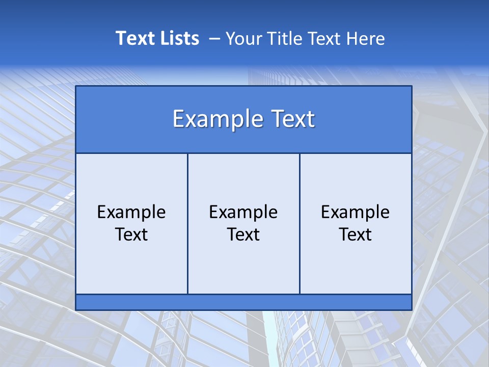 Corporate Sky Office PowerPoint Template