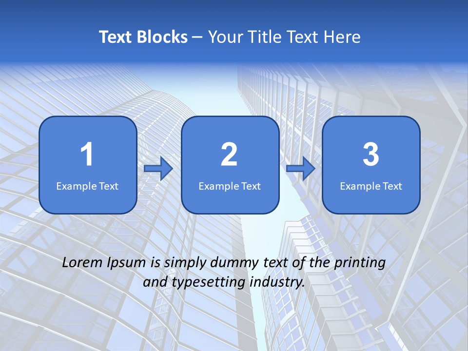 Corporate Sky Office PowerPoint Template