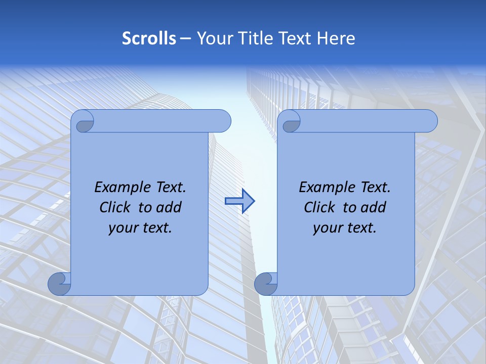 Corporate Sky Office PowerPoint Template