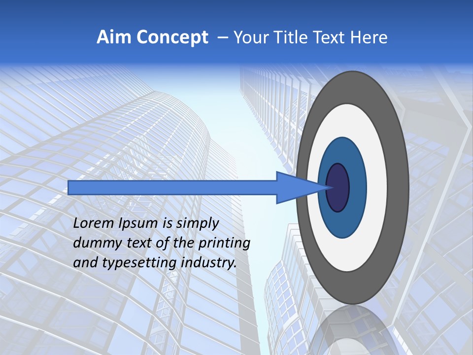 Corporate Sky Office PowerPoint Template