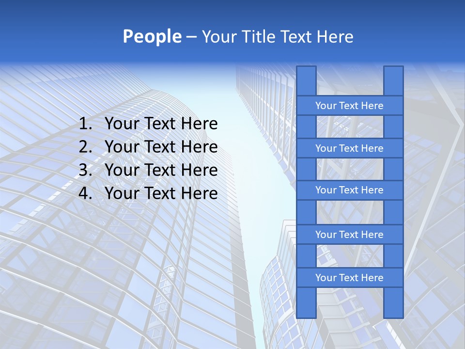 Corporate Sky Office PowerPoint Template