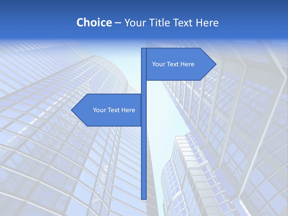 Corporate Sky Office PowerPoint Template