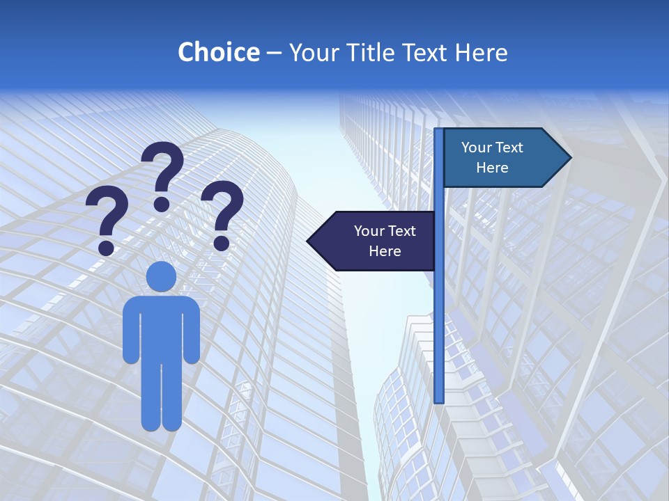 Corporate Sky Office PowerPoint Template