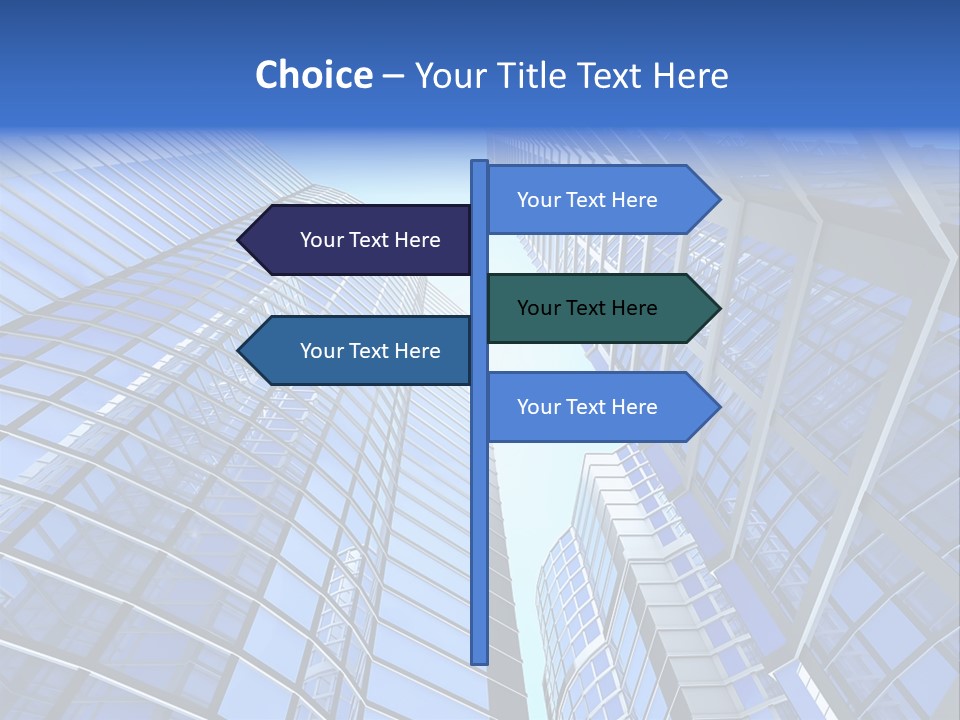 Corporate Sky Office PowerPoint Template