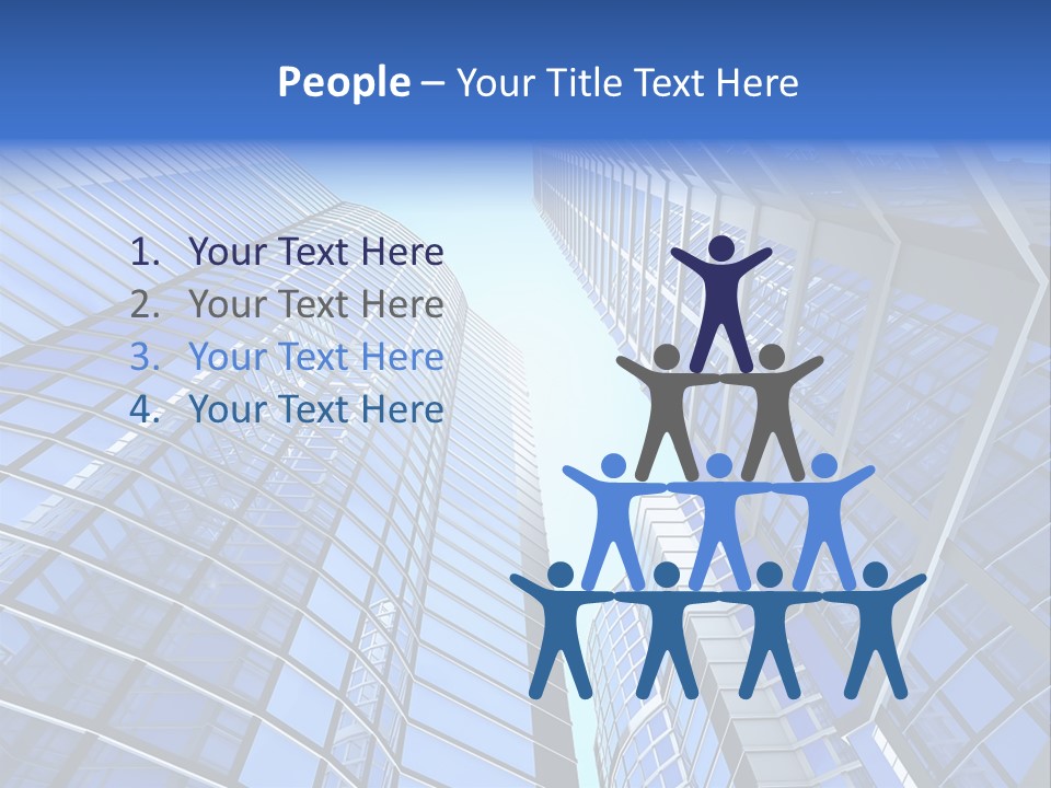 Corporate Sky Office PowerPoint Template