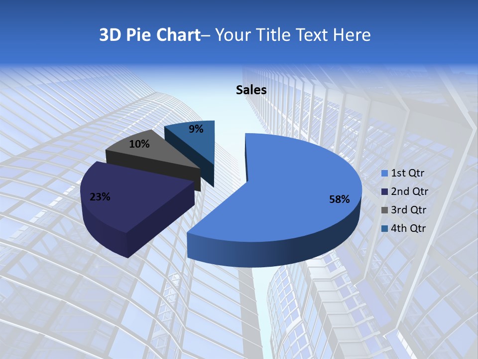 Corporate Sky Office PowerPoint Template