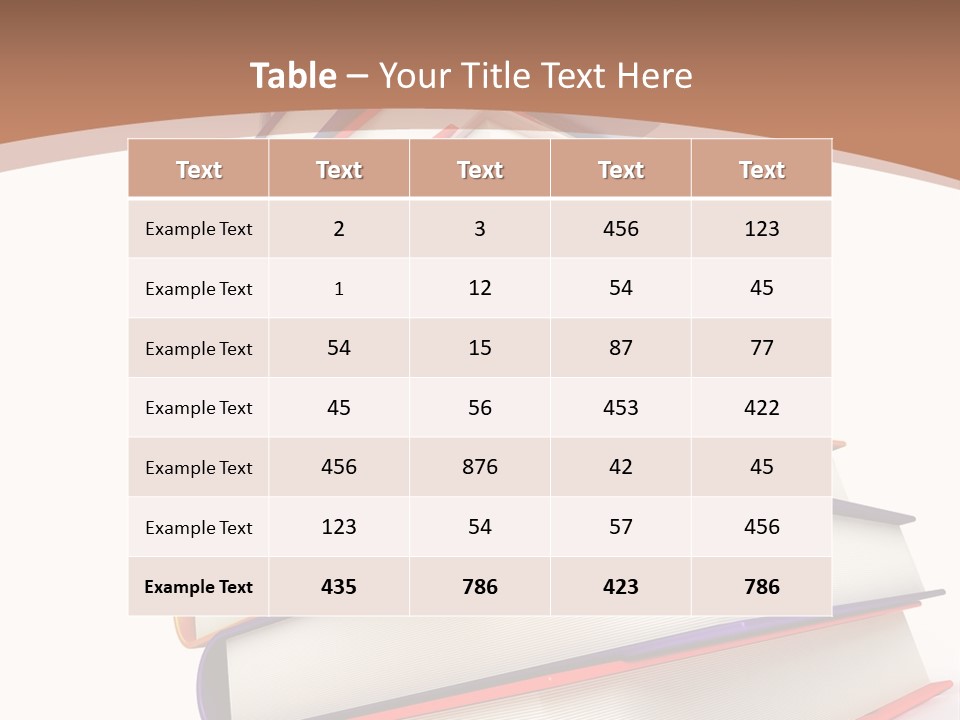 White Document Read PowerPoint Template