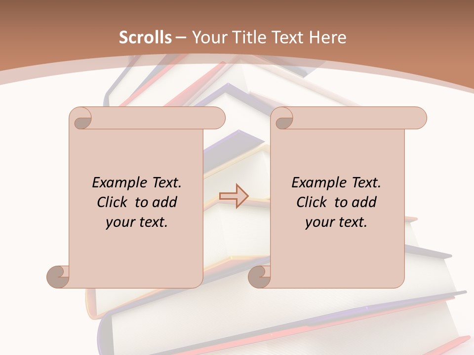 White Document Read PowerPoint Template