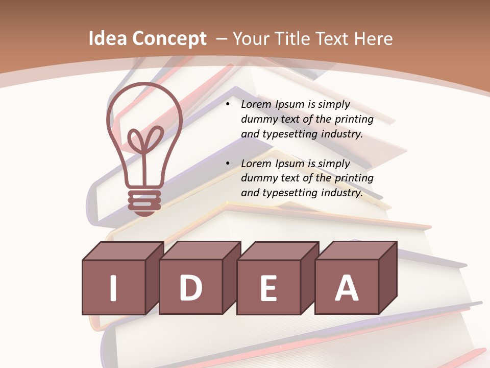 White Document Read PowerPoint Template