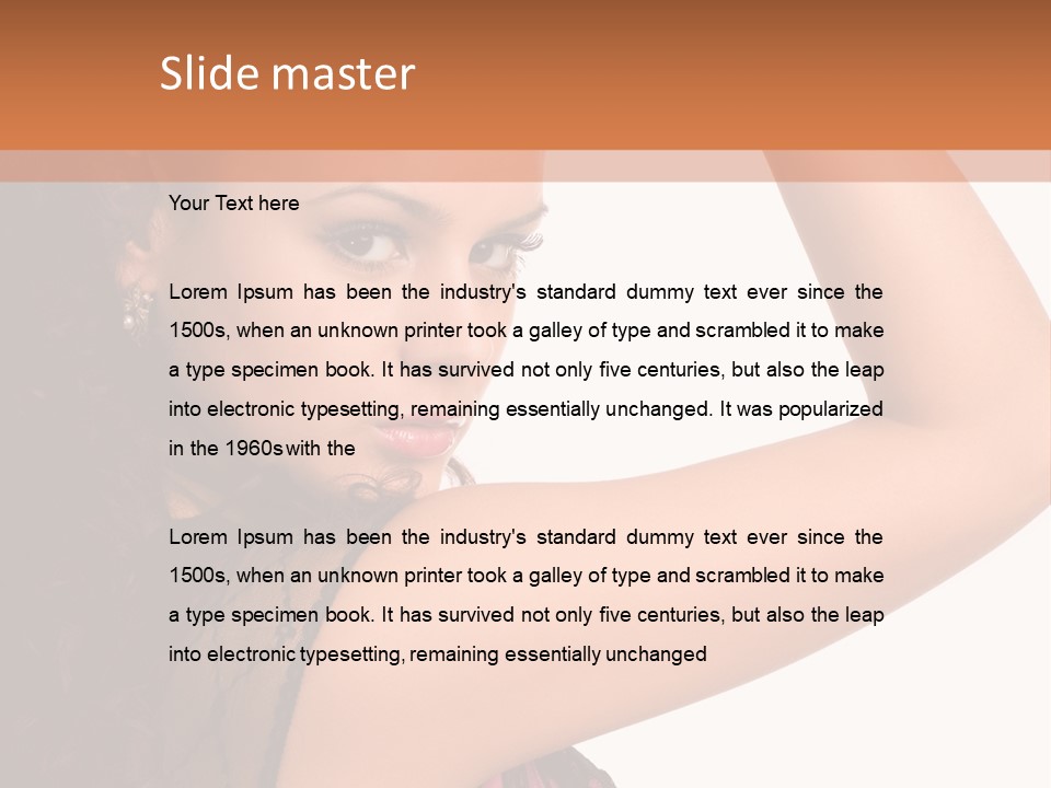 Make Up Pretty Person PowerPoint Template