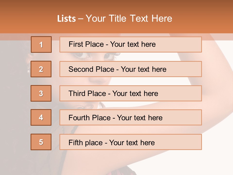 Make Up Pretty Person PowerPoint Template