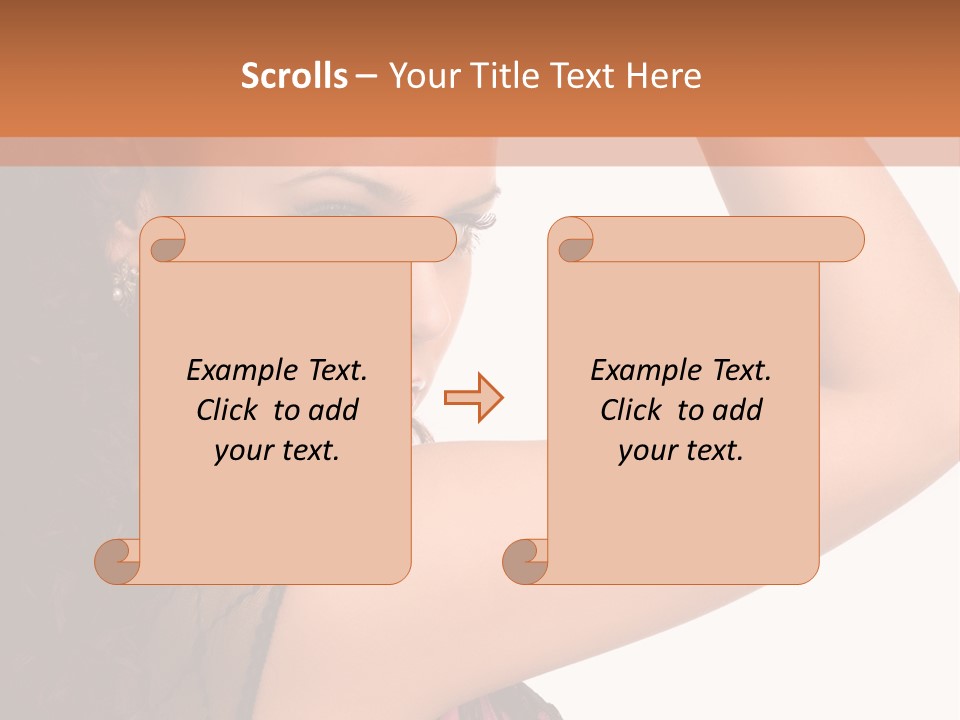 Make Up Pretty Person PowerPoint Template