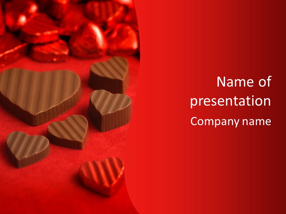 Sweet Romantic Taste PowerPoint Template