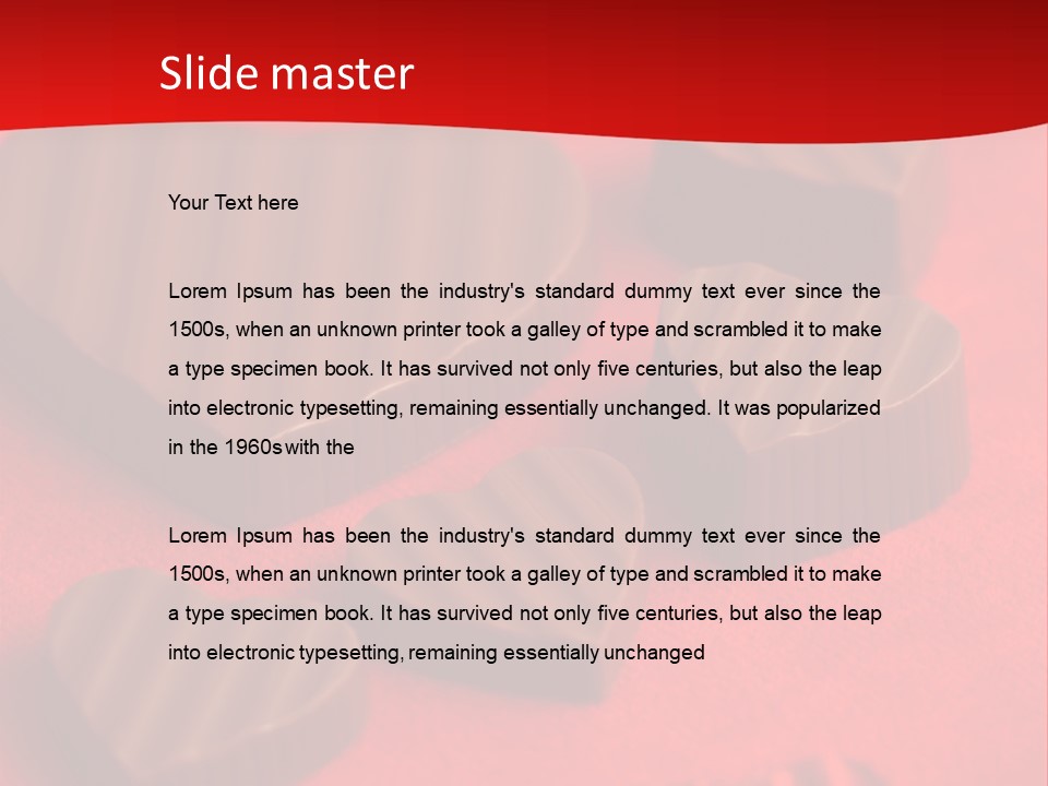 Sweet Romantic Taste PowerPoint Template