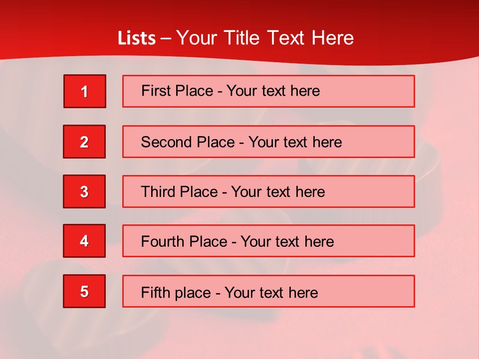 Sweet Romantic Taste PowerPoint Template