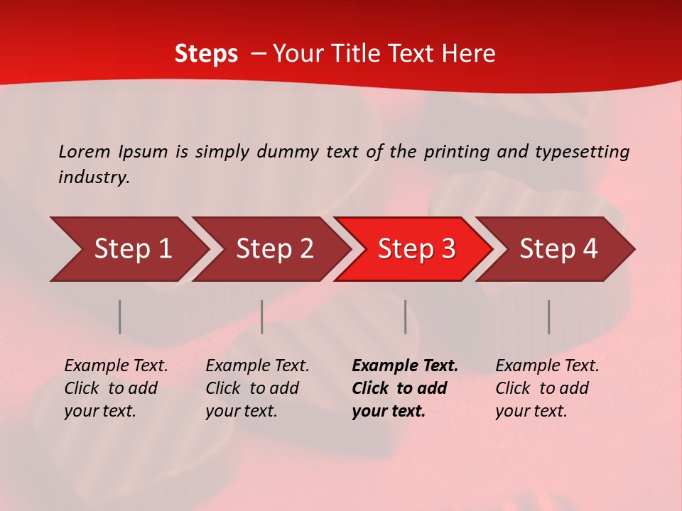 Sweet Romantic Taste PowerPoint Template