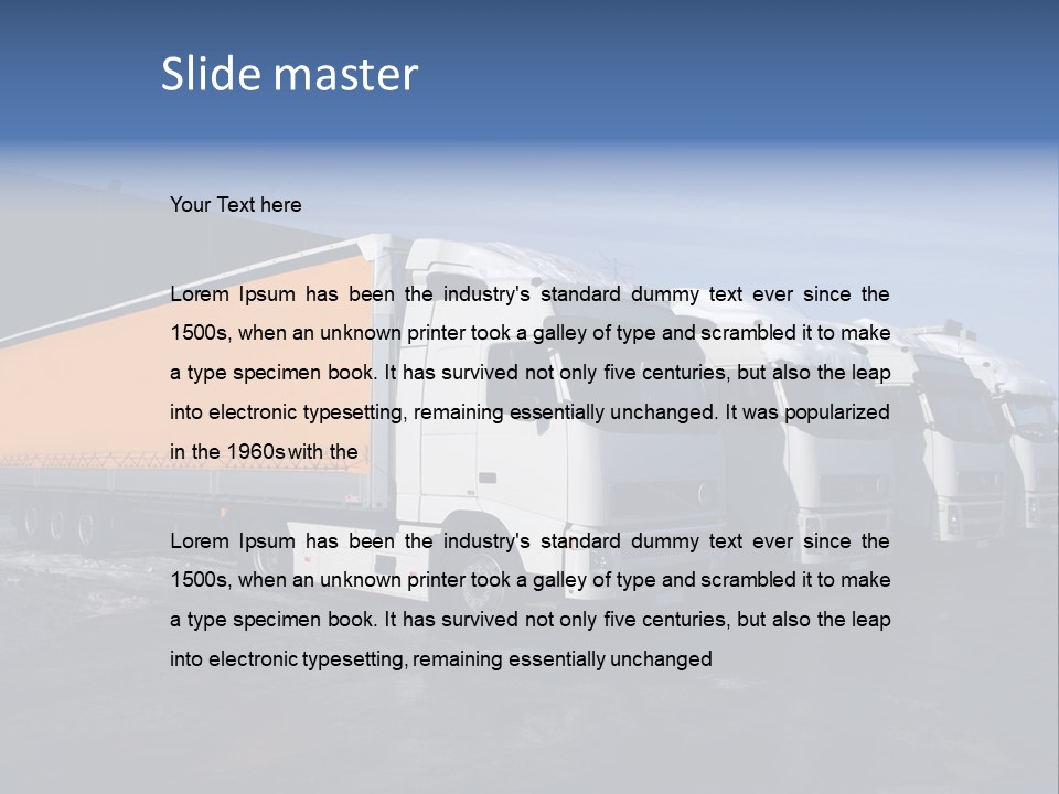 Object Driver Yellow PowerPoint Template
