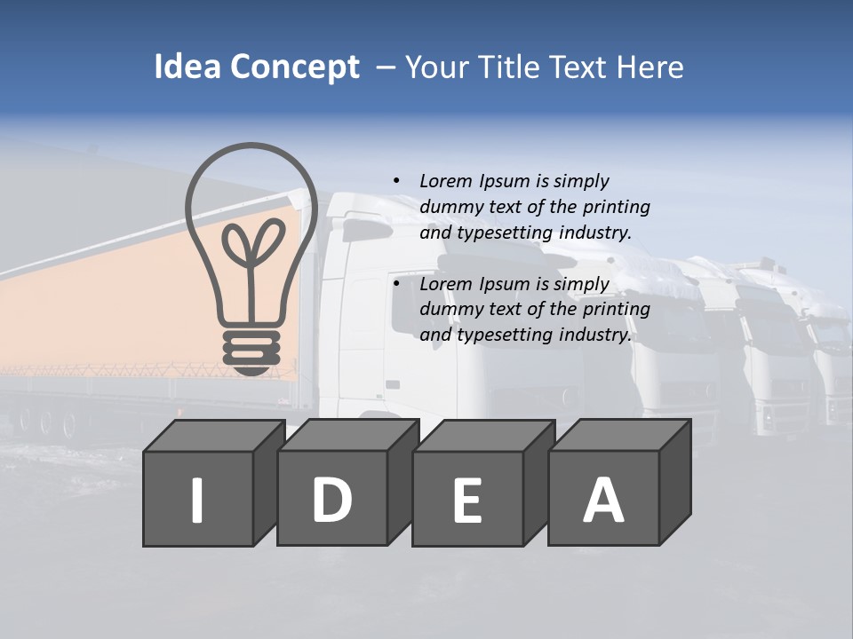 Object Driver Yellow PowerPoint Template
