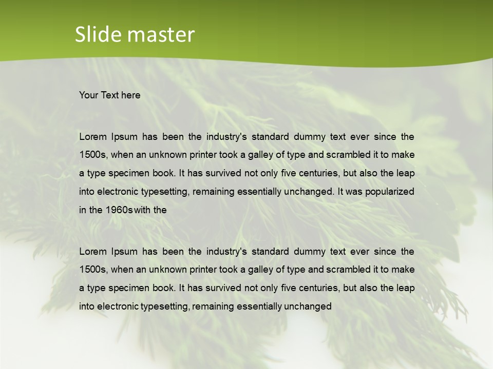 Background Leaf Scape PowerPoint Template