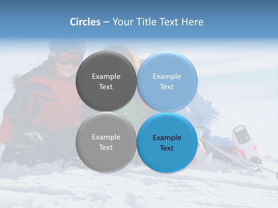 Caucasian Clothing Leaning PowerPoint Template