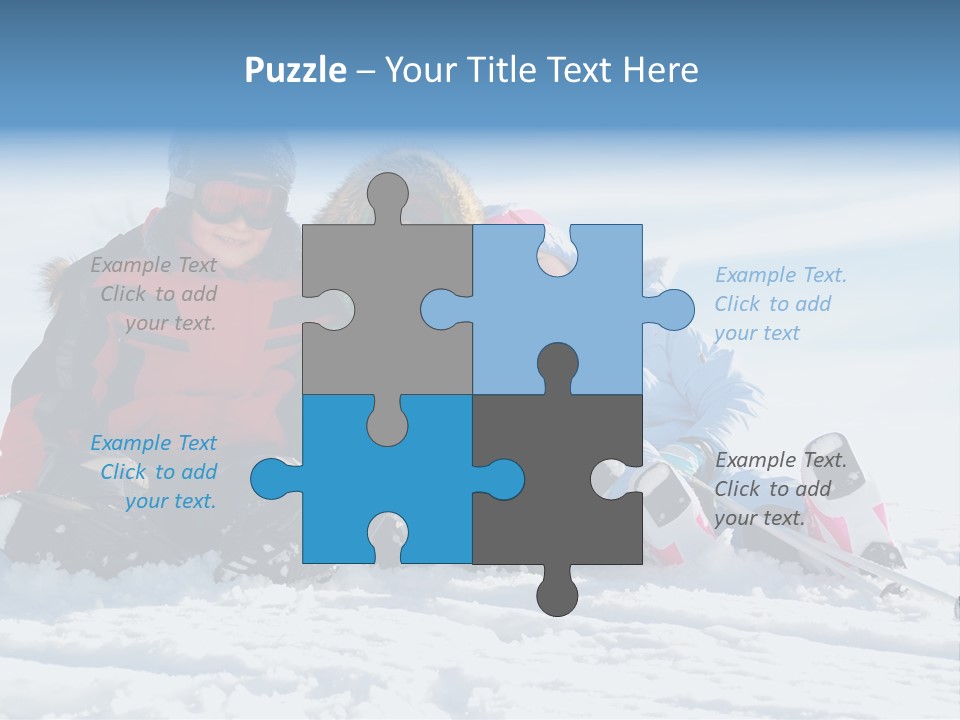 Caucasian Clothing Leaning PowerPoint Template