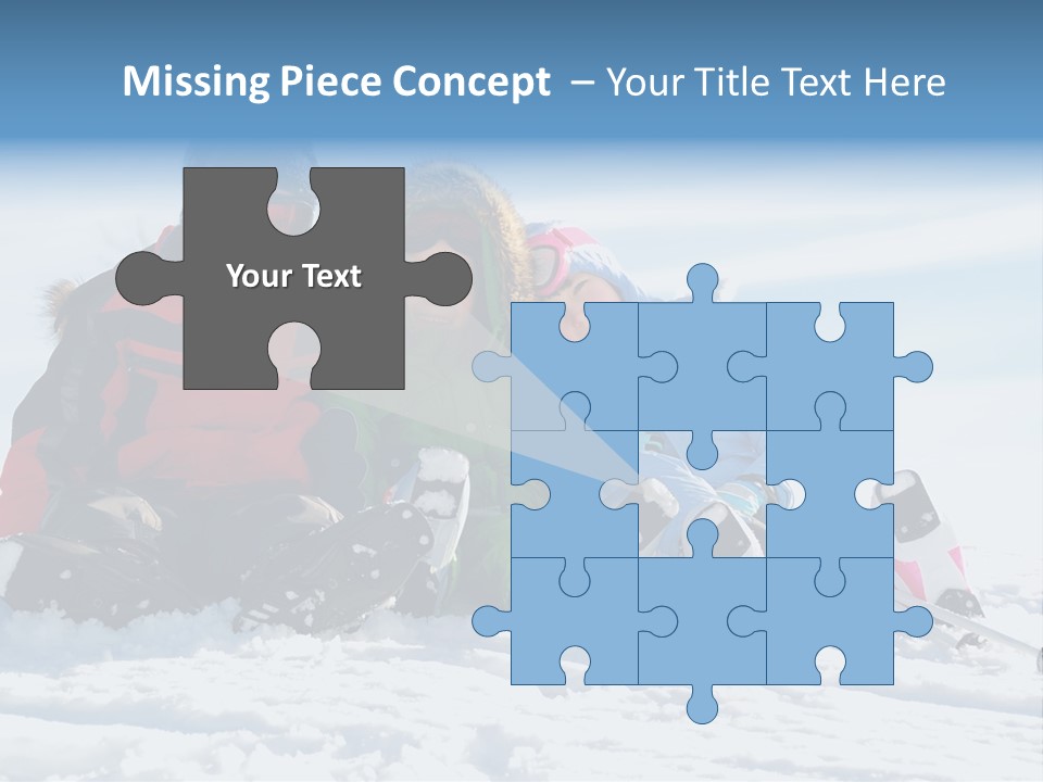 Caucasian Clothing Leaning PowerPoint Template