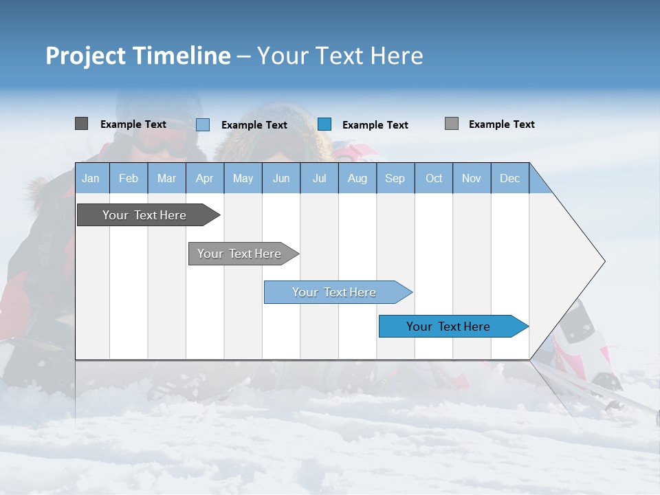 Caucasian Clothing Leaning PowerPoint Template