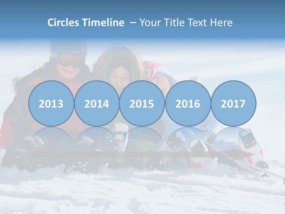 Caucasian Clothing Leaning PowerPoint Template