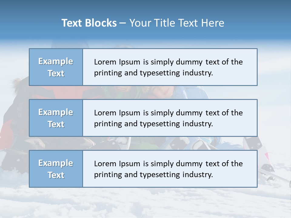 Caucasian Clothing Leaning PowerPoint Template