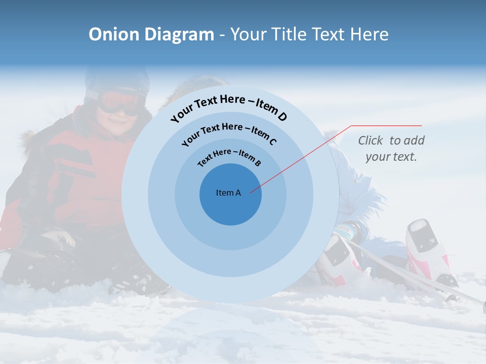 Caucasian Clothing Leaning PowerPoint Template