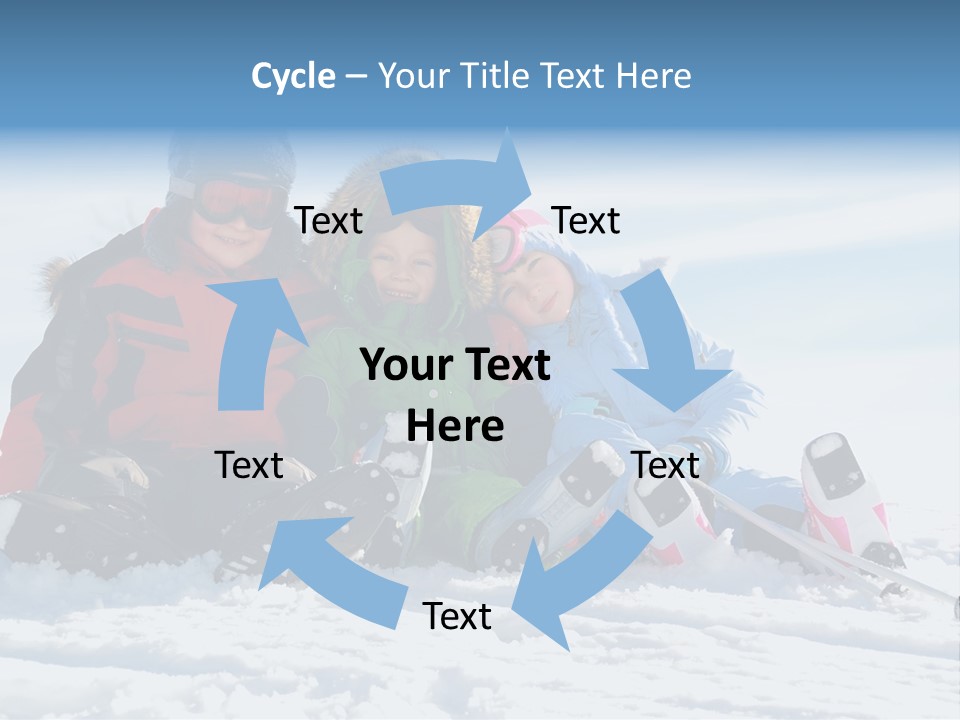 Caucasian Clothing Leaning PowerPoint Template