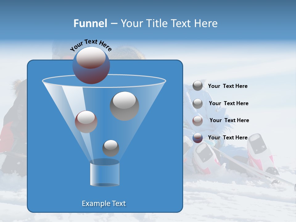 Caucasian Clothing Leaning PowerPoint Template