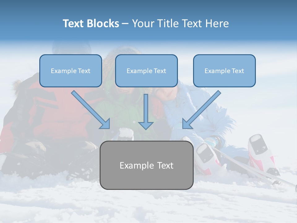 Caucasian Clothing Leaning PowerPoint Template