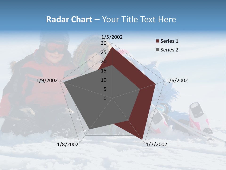 Caucasian Clothing Leaning PowerPoint Template