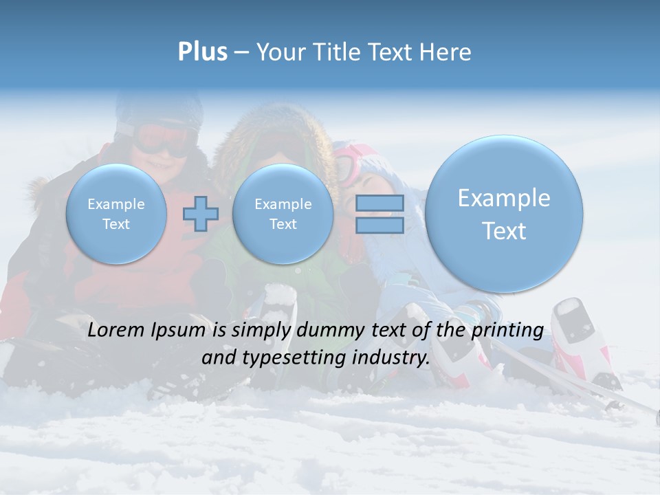 Caucasian Clothing Leaning PowerPoint Template