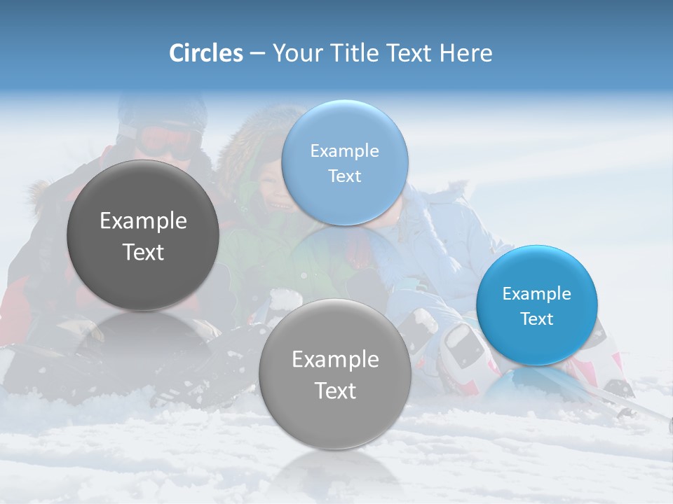 Caucasian Clothing Leaning PowerPoint Template