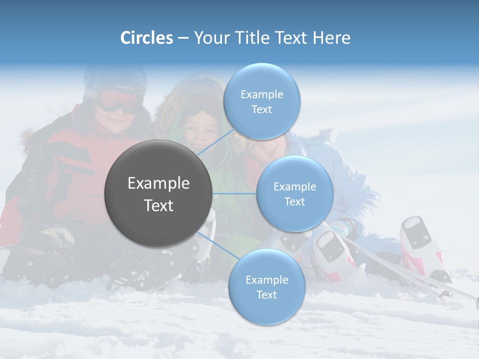 Caucasian Clothing Leaning PowerPoint Template