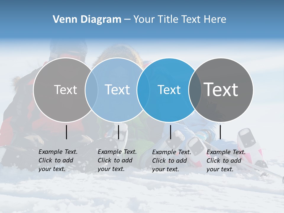 Caucasian Clothing Leaning PowerPoint Template