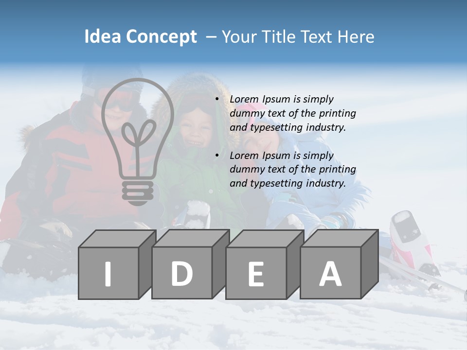 Caucasian Clothing Leaning PowerPoint Template